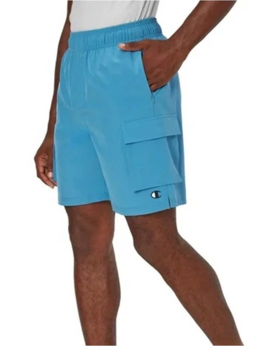 Champion Aqua Blue Cargo Shorts